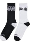 Urban Classics Major City 069 Socks 2-Pack (black/white,39-42)