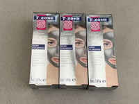 Lot 3 x T-Zone Silver Peel Off Skin-Clearing Mask 50ml BNIB FREEPOST