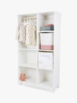 Great Little Trading Co Open Wardrobe Storage Unit, White