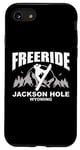 Coque pour iPhone SE (2020) / 7 / 8 Snowboard Freeride Jackson Hole Wyoming