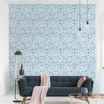 Murale - Marble Hexagons Blue Shades Dimension HxL: 192cm x 192cm Matériel: Smart