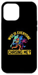 Coque pour iPhone 15 Pro Max Funny Cross Country Runner Why Is Everyone Chasing Me
