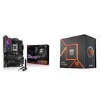 ASUS ROG STRIX X670E-E Gaming WiFi – Carte mère Gaming AMD Ryzen AM5 ATX (PCIe 5.0, DDR5, 18+2 Phases d'alimentation + AMD Ryzen 9 7950X Processeur, 16 Cœurs/32 Threads Débridés