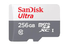 SanDisk Ultra - flashhukommelseskort - 256 GB - microSDXC UHS-I