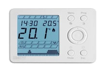 Thermostat ambiance programmable imit digital filaire IP20-PILES - Thermador