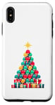 Coque pour iPhone XS Max Christmas Tree Joueur de Tennis de Table Ping Pong Raquette