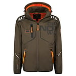 Geographical Norway - Veste softshell pour homme modèle ROBIN, kaki, L