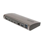 StarTech Thunderbolt 4 Dock  96W Power Delivery  Single 8K/Dual Monitor 4K 60Hz  3xTB4/USB4 ports  4xUSB-A  SD  GbE  Thunderbolt 4 Docking Station for