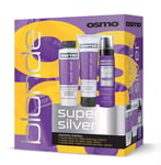 Osmo Super Silver No Yellow Blonde Shampoo Mask & Styling - Gift Pack