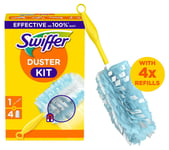 Swiffer Duster Starter Kit Pölyhuiska, 4 vaihtoliinaa