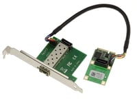 Mini PCI Express MiniPCIE SFP LAN Gigabit Ethernet - Intel I210