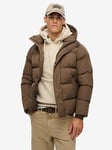 Superdry Superdry Hooded Padded Jacket, Brown, Size L, Men