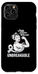 Coque pour iPhone 11 Pro Lutte contre le cancer du poumon - Ruban blanc incassable