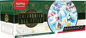 JCC Pokémon : Calendrier des fêtes (8 Cartes Promo Brillantes, 5 boosters et Plus)