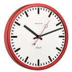 Hermle Horloge de Gare Radio-pilotée Rouge - 30471-360870