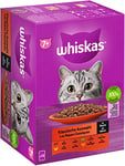 Whiskas 7+ Nourriture pour Chat au Choix Classique en Sauce, 12 x 85 g (1 Paquet) – Nourriture Humide de qualité supérieure à partir de 7 Ans en 12 sachets portions