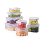 BARGAIN FACTORY Food Storage Containers 24PCS (12 Containers+12 Lids) Airtight Plastic Food Containers with Lids Pantry & Kitchen Containers, Leak Proof, BPA Free Microwave & Freezer Safe, 250ML-2.1L