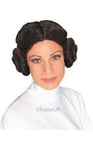 Princess Leia Wig Star Wars Space Book Day Fancy Dress TV Film Costume Accessory