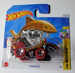 Hot Wheels - Shark Bite - Gold - Short Card 1:64 - HW Mega Bite 2024 - HTC01