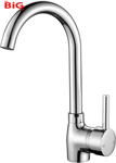 10  Years  Warranty  Single  Lever  Swivel  Spout  Modern  Kitchen  Sink  Basin