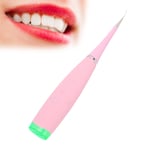 (Pink)Electric Dental Calculus Remover Plaque Tartar Cleaner Teeth Cleaning HOT