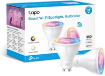 Tapo L630 Smart Wi-Fi GU10 LED Bulbs | RGB, Alexa Compatible, (2-Pack)