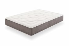 Moonia | Matelas Mémoire de Forme 140X190 KingMax Multizone | +/- 30 cm | Antifongiques, Antibactériens, Antiacars | Système de Soins de Pression