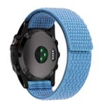 Justerbart nylonarmband för Garmin Forerunner 965/955/945/935 - Azure, Sky B Azure, Sky Blue Style A Garmin Forerunner 965