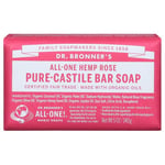 Pain de savon rose Dr Bronner's 140 g