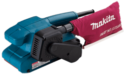 Makita 9911, Bandslipmaskin, Ac, 650 W, 130 Mm, 262 Mm, 130 Mm