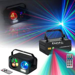 Pack Lumière Effet Laser LZR200RGB-MULTI Ibiza - Jeu de lumière 3en1 Astro Gobo Stroboscope COMBILED20 Soirée Ambiance Club Bar