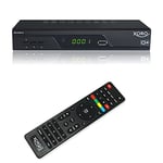 Xoro HRK 8760 CI+ Receiver for Digital Cable TV, Black, HDMI & USB Connectivity, HD Media Player, EPG, Teletext, MKV file support