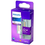 Philips - ampoule led Crayon R7S 60W 78mm Blanc Neutre, Verre