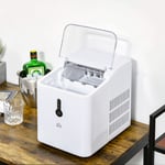 12kg Ice Maker Machine Counter Top Home Drink Equipment with Basket White