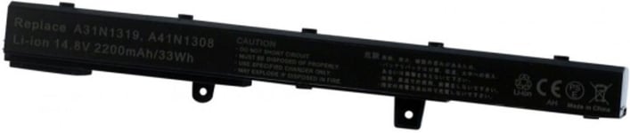 Yhteensopivuus  Asus X451CA-WX066D, 14.8V, 2200 mAh