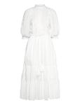 By Ti Mo Cotton Slub Midi Dress Vit