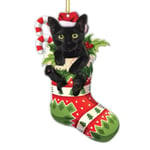 2023 New Xmas Black Cat Pendant Christmas Party Decoration Cat Ornament Christmas Tree Hanging Ornaments Christmas Decoration