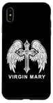 iPhone XS Max Virgin Mary Wings Cross. Catholic, Christian Case