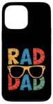 Coque pour iPhone 13 Pro Max Lunettes de soleil Rad Dad Cool Cadeau pour les pères à la mode Daddy Pops