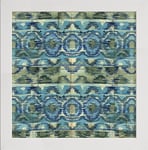 Frame Company Watson Range Mirage Pattern III Blue by Pela Studio, Photo Frame - 60 x 60 cm, White