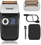 Kemei Foil Shaver for Men Electric Razor with Bald Trimming Cordless Electric