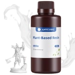 Résine à Base de Plantes pour l'Impression 3D, Résine Imprimante 3D Photopolymère UV Rapide 405 nm, Résine Végétale pour LCD/DLP/SLA(Blanc, 500g).[G892]