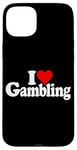 Coque pour iPhone 15 Plus I LOVE HEART GAMBLING CASINOS PARIS TRADING LAS VEGAS