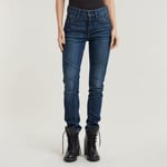 Ace 2.0 Biker Slim Straight Jeans - Dark blue - Women