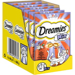 Dreamies Mix Cat Treats 60 g - Ekonomipack: Kyckling + Anka (6 x 60 g)