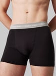 Calvin Klein Cotton Stretch Waistband Trunks, Pack of 3, B- Rock Ridge