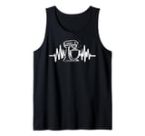 baking dough mixer cute heartbeat pastry bake bakery lovers Tank Top