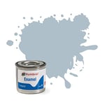 Humbrol Model Paint - AA1403 No 127 US Ghost Grey - Satin - Tinlet No 1 (14ml), Enamel Paints for Models, Plastic, Metal, Wood, Glass, Ceramics and More, Enamel Touch Up Paint - Hobby Paint for Craft