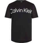 Calvin Klein Sport Pique Gym T-shirt Svart Medium Herr