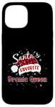 Coque pour iPhone 15 Plaid de Noël préféré de Funny Santa, reine de Noël, buffle